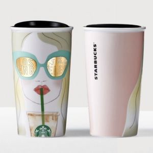 Starbucks Los Angeles Double Wall Ceramic Traveler